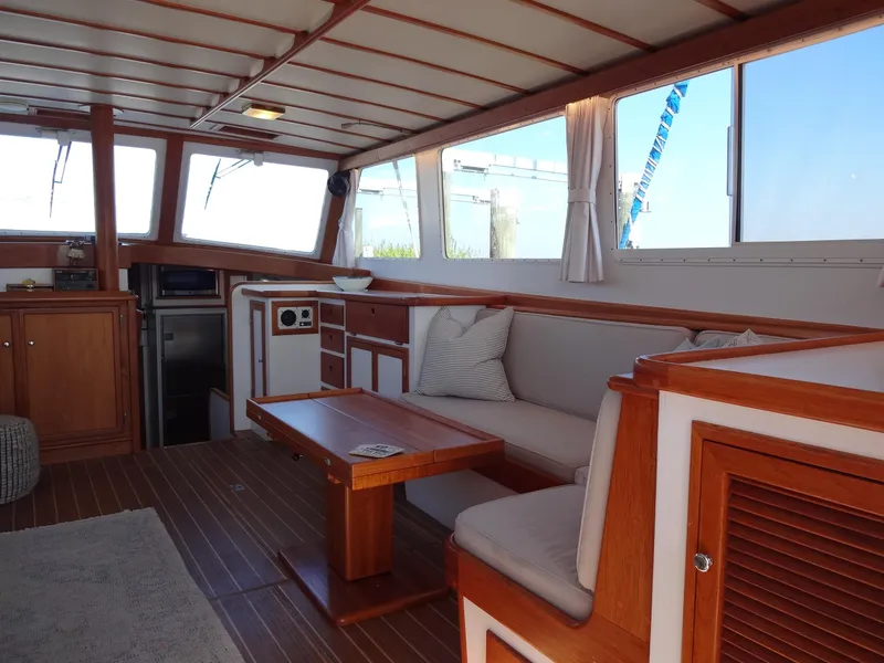 Slide: The Image of Jarvis Newman Newman 46 Down Easter 1982 - 85