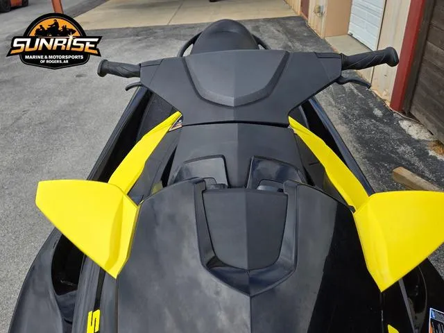 Slide: The Image of 2016 Sea-Doo Waverunner RXT in black and yellow, displayed at Sunrise Marine & Motorsports. - 2