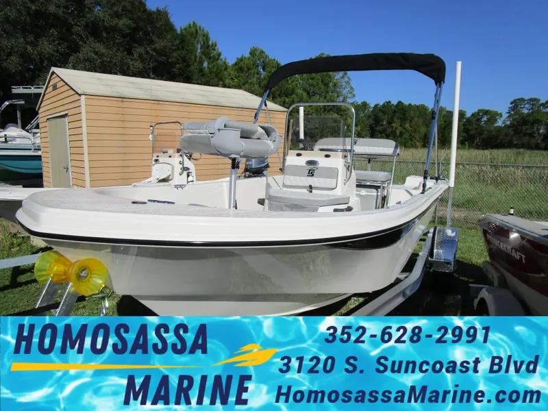 Slide: The Image of 2025 Carolina Skiff JLS Series 178JLS boat at Homosassa Marine dealership. - 1