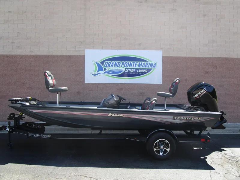 The Image of 2024 Ranger RT188C fishing boat with Mercury engine at Grand Pointe Marina. - 0