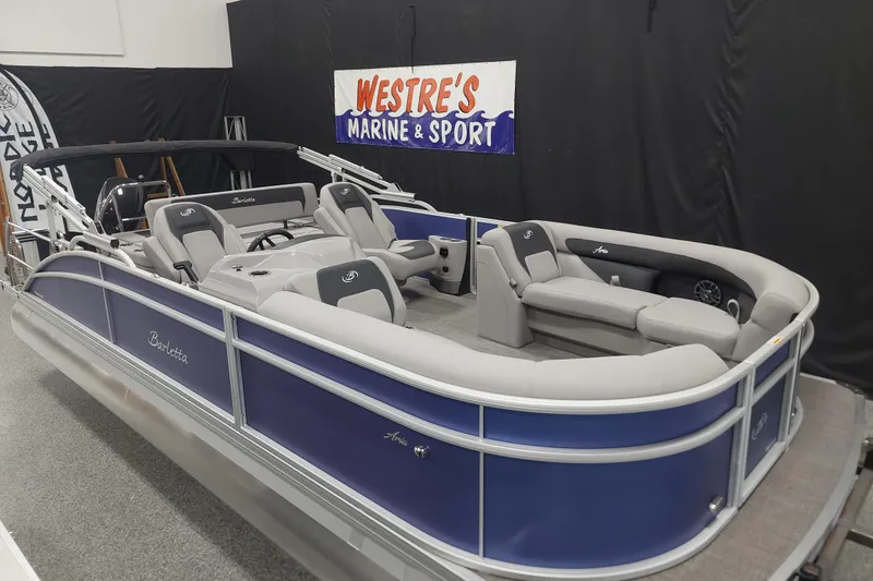 The Image of 2025 Barletta ARIA 22UC pontoon boat with spacious seating at Westre's Marine & Sport. - 0