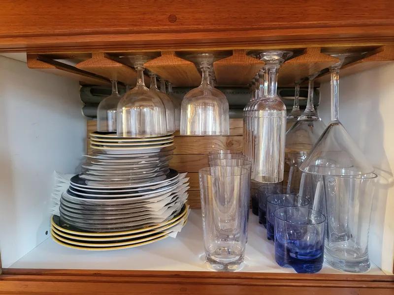 Slide: The Image of Galley Dinnerware Storage  - 77