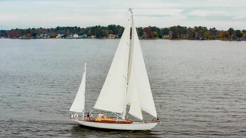Slide: The Image of Historic Barkhouse Custom 44 Yawl 1938 - 81