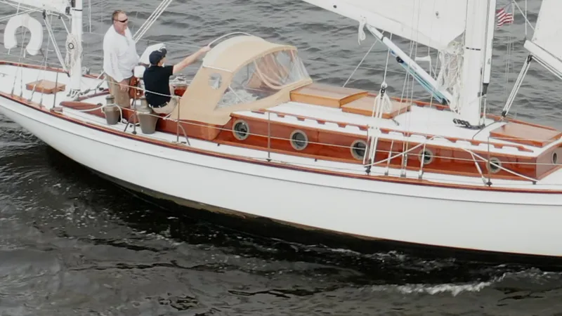 Slide: The Image of Historic Barkhouse Custom 44 Yawl 1938 - 85