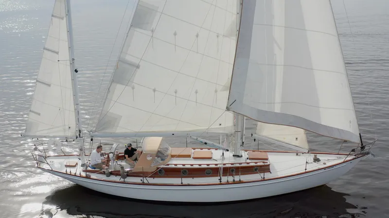 Slide: The Image of Historic Barkhouse Custom 44 Yawl 1938 - 86