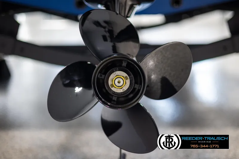 Slide: The Image of 2025 Lund 1775 Adventure SS boat propeller, close-up view. - 34