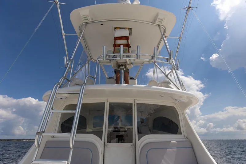 Slide: The Image of 2009 37 Ocean Billfish Bobo Aft Bridge View - 19
