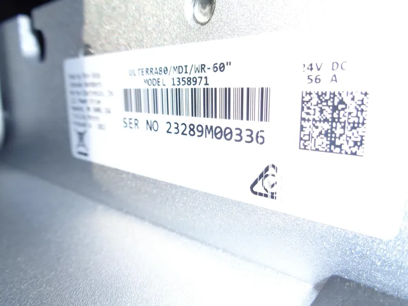 Slide: The Image of Close-up of a serial number label on a 2025 Lund 1650 Rebel XL SS. - 13