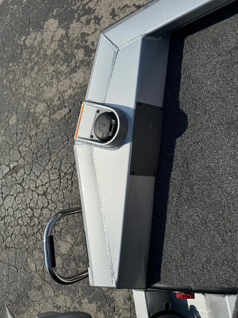 Slide: The Image of 2025 Vexus AVX1980 boat deck with textured surface and handle. - 38