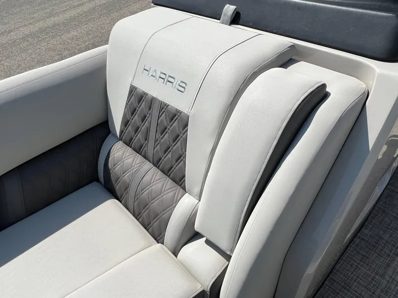Slide: The Image of 2020 Harris FloteBote H SOL 250 CWDH TT boat seat with quilted design. - 19
