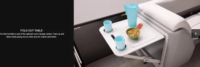 Slide: The Image of 2025 G3 Suncatcher Select 322SS boat interior with plush seating and modern design. - 19