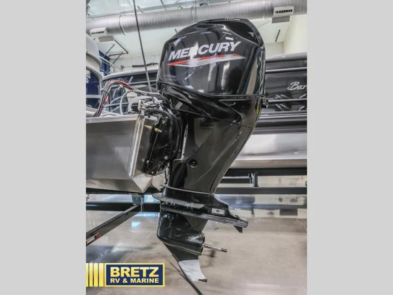Slide: The Image of Mercury outboard motor on 2025 Vista Fish 18 boat at Bretz RV & Marine showroom. - 20