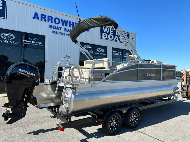 Slide: The Image of 2024 Barletta A20UC pontoon boat with Mercury engine at Arrowhead Boat Sales. - 3