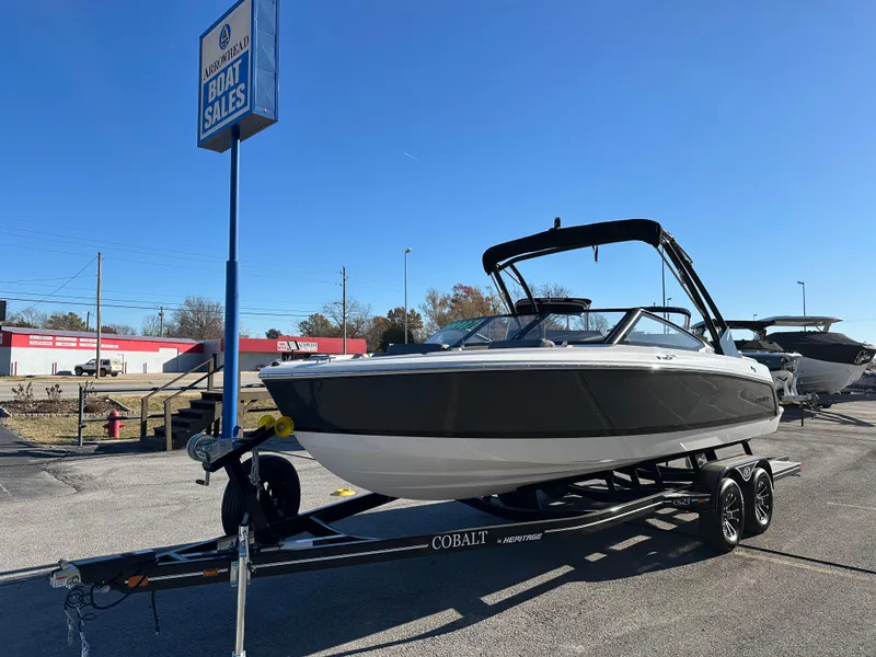 Slide: The Image of 2024 Cobalt CS22 boat on trailer at Arrowhead Boat Sales. - 4