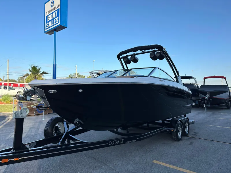 Slide: The Image of 2024 Cobalt R6 boat on trailer at Arrowhead Boat Sales. - 7