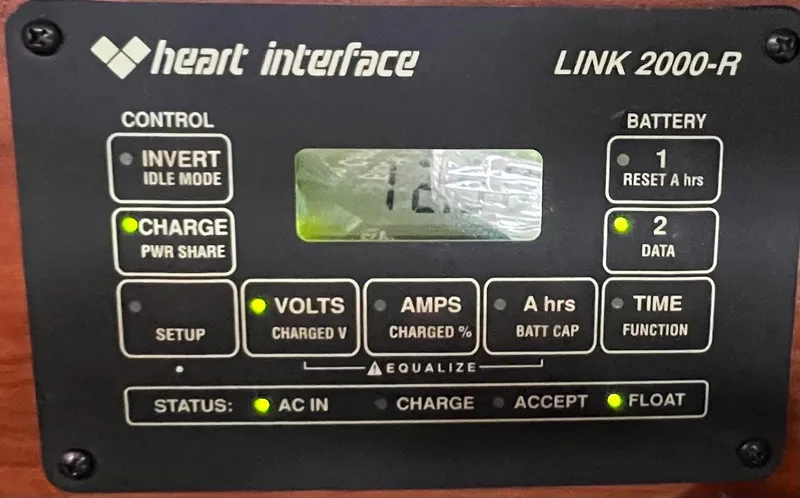 Slide: The Image of Heart Interface Link 2000-R control panel on Tartan 4100, 1998 model. - 46