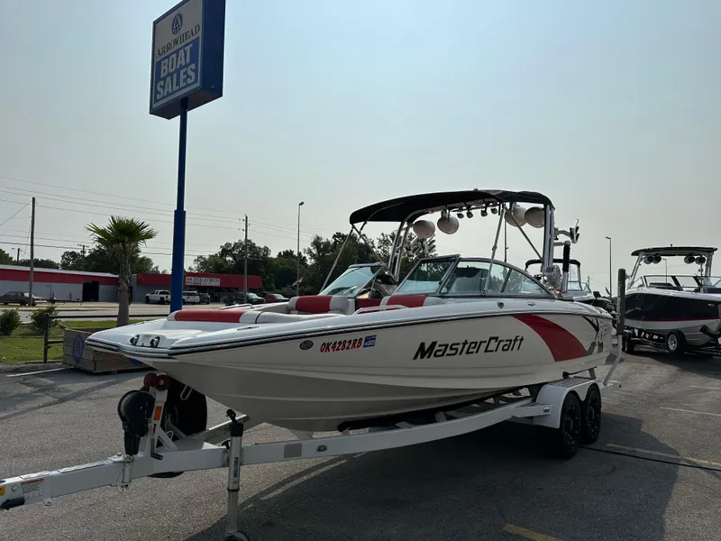 Slide: The Image of 2012 MasterCraft X45 boat on trailer at Arrowhead Boat Sales. - 4