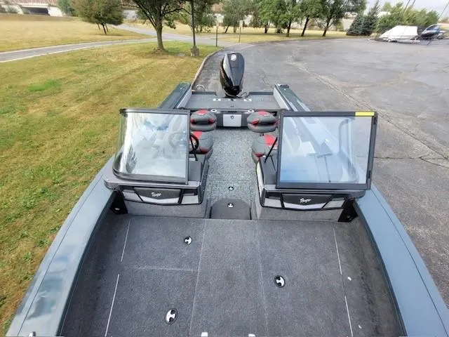 Slide: The Image of 2024 Ranger VX1988 WT fishing boat with dual consoles and spacious deck. - 5