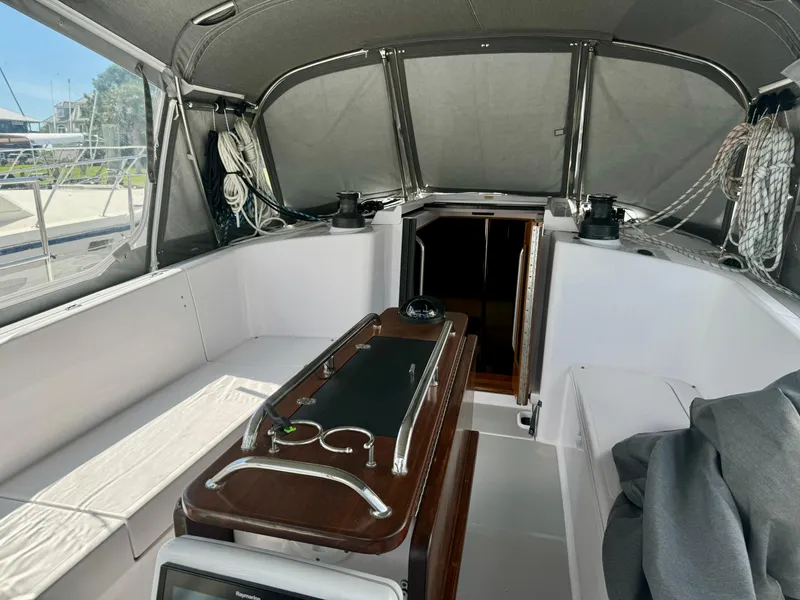 Slide: The Image of Teak Cockpit Table - 77