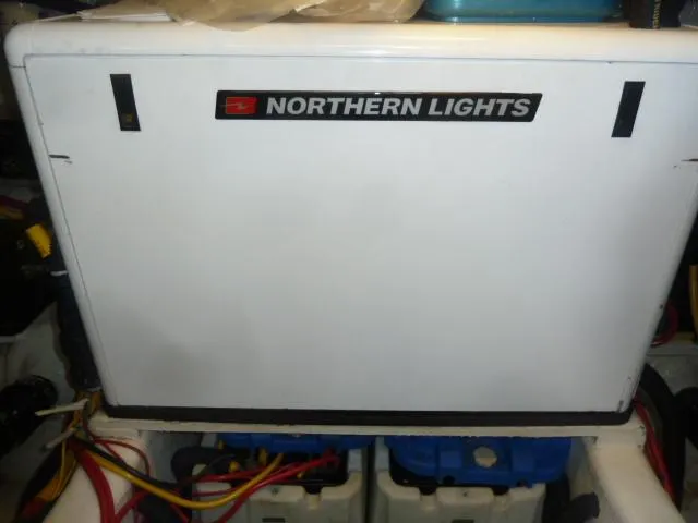 Slide: The Image of Northern Lights generator in 2006 Sabre 38 Express engine room. - 30