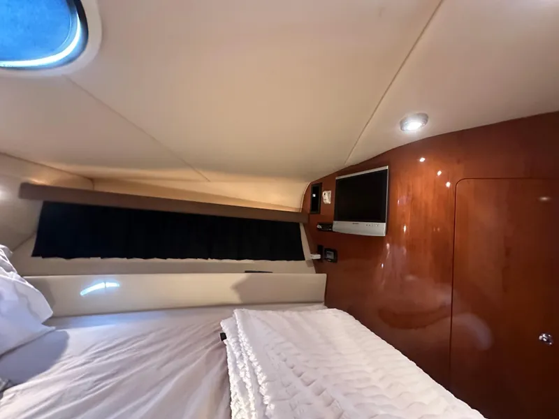 Slide: The Image of Luxurious bathroom in 2007 Regal 4080 Flybridge Sedan yacht with modern fixtures. - 53
