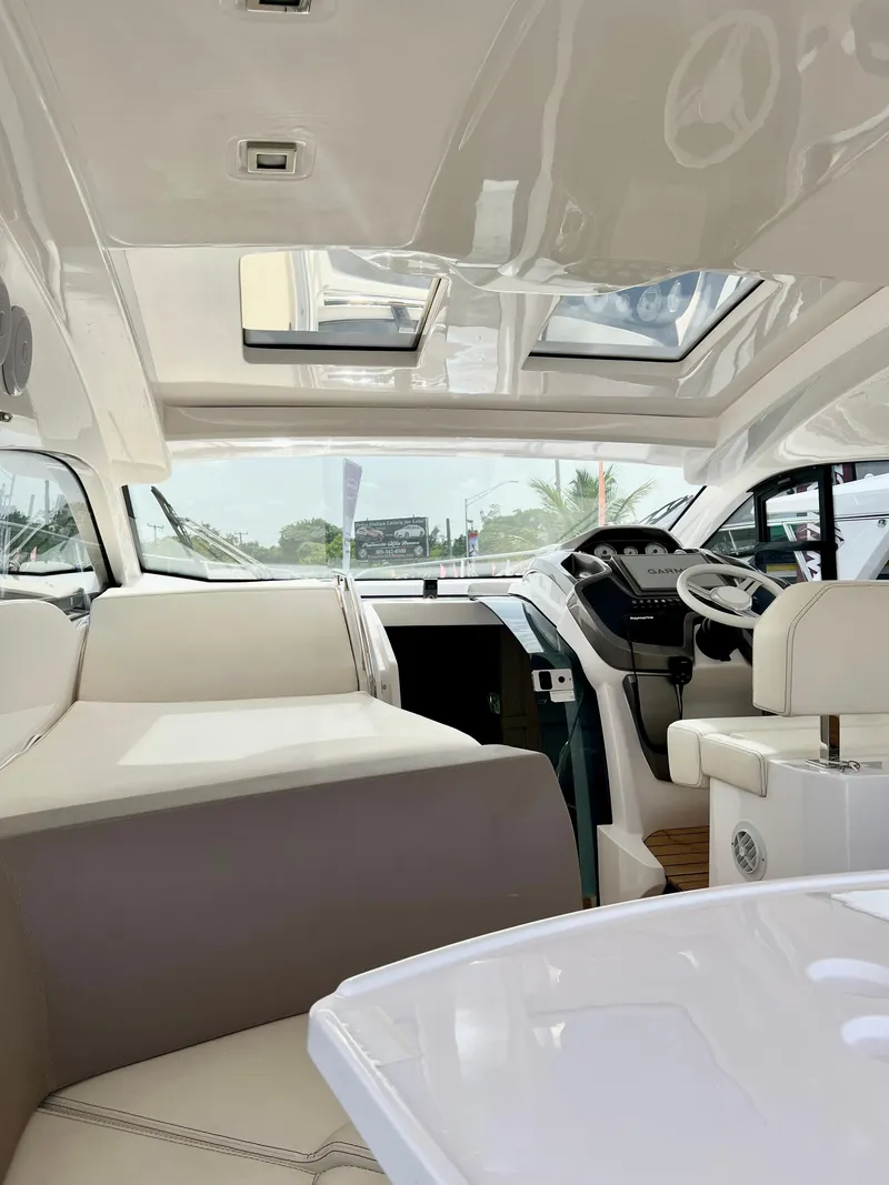 Slide: The Image of Luxurious interior of 2024 Sessa Marine C36 IB yacht with modern design. - 11