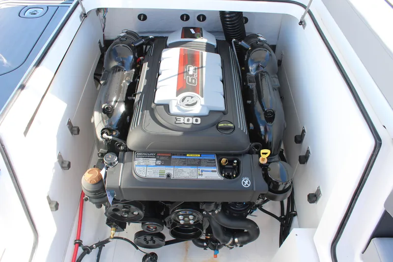 Slide: The Image of 2025 Cobalt CS23 engine compartment showcasing a powerful 6.2L 300 HP engine. - 18