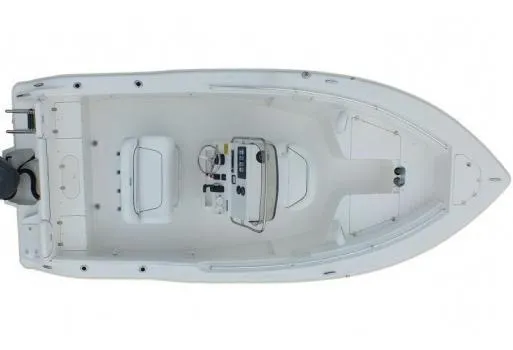 Slide: The Image of Overhead view of 2023 Key West 219 FS boat, showcasing spacious deck layout. - 5
