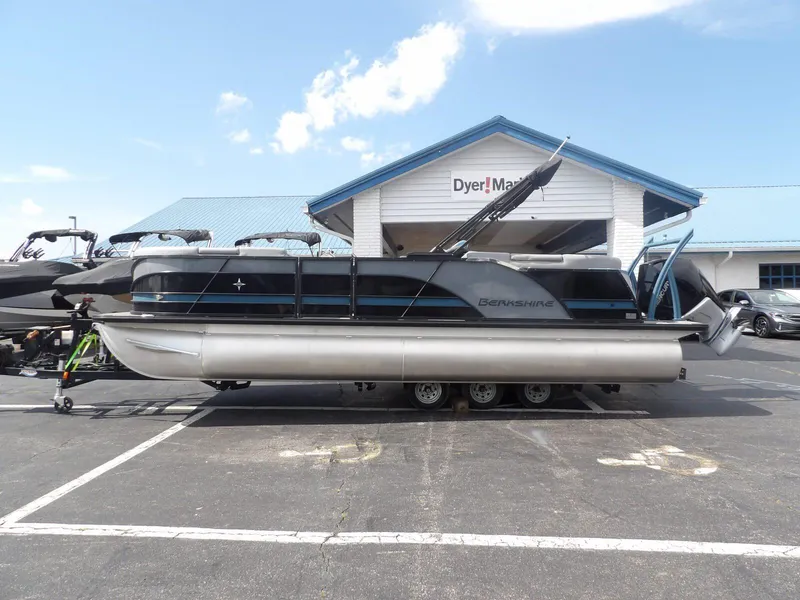 The Image of 2023 Berkshire 23RFX STS pontoon boat parked at Dyer Marina. - 0
