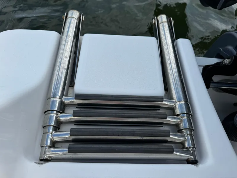 Slide: The Image of Stainless steel boat ladder on 2020 Sportsman Open 252 Center Console. - 37