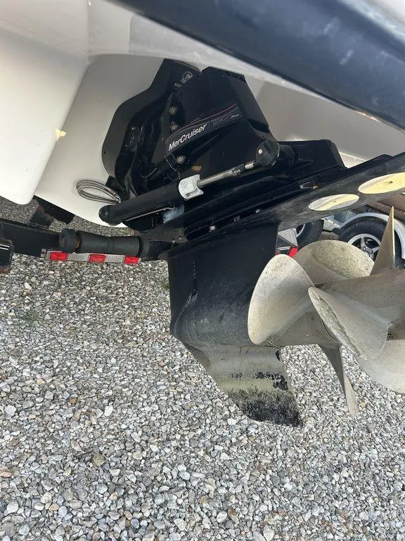 Slide: The Image of Close-up of 2007 Chaparral 236 SSi boat propeller and drive system. - 19