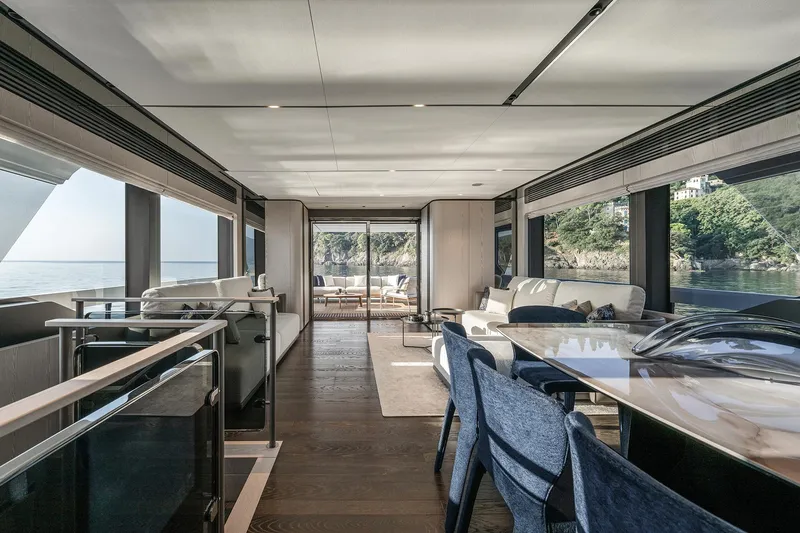 Slide: The Image of Ferretti Yachts Infynito 80 2025 - 12