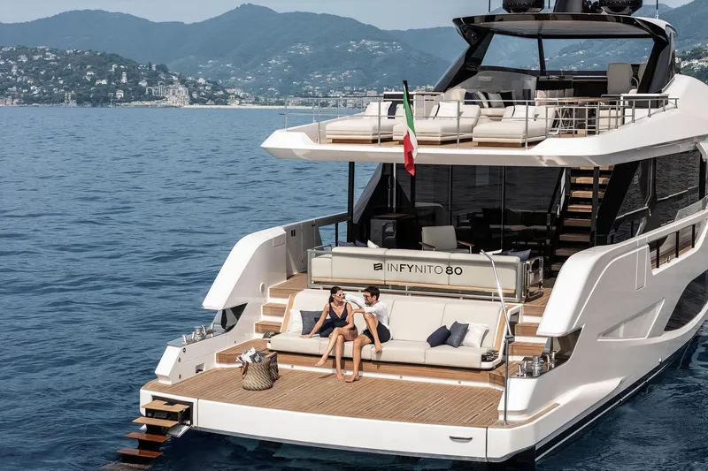 Slide: The Image of Ferretti Yachts Infynito 80 2025 - 4