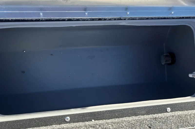 Slide: The Image of Empty storage compartment in 2025 Tracker Pro Guide V-175 Combo boat. - 13