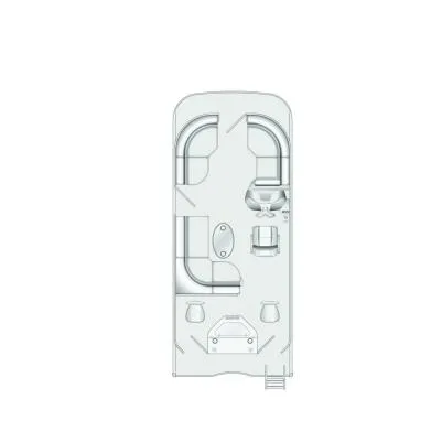Slide: The Image of Floor plan of 2025 Trifecta 22TRFC LE pontoon boat, showcasing seating and layout. - 14