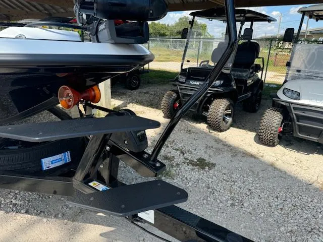 Slide: The Image of Rear view of 2025 iKon VLX21 boat with powerful outboard motor. - 4