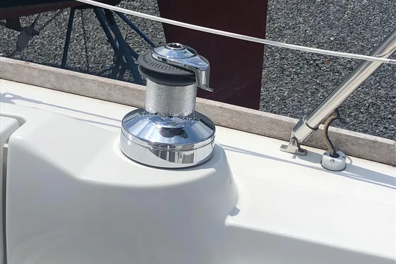 Slide: The Image of Winch on 2008 Beneteau Oceanis 37 sailboat deck. - 33