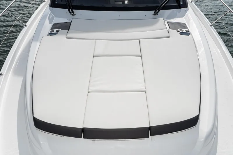 Slide: The Image of Luxurious sunbathing deck on 2025 Bavaria Virtess 420 Fly yacht. - 20