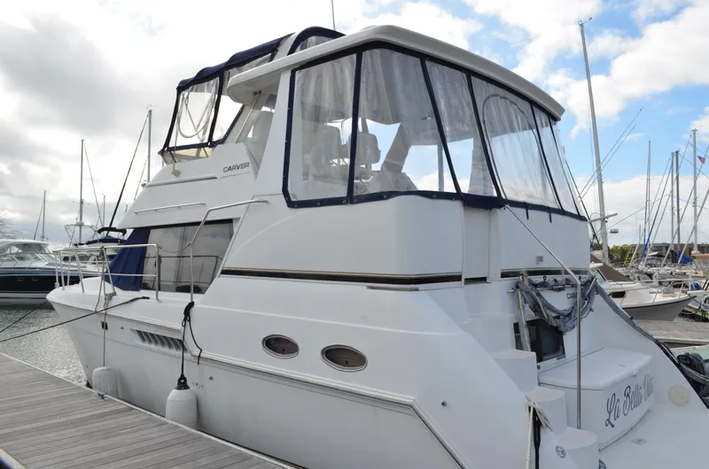 Slide: The Image of Carver 356 Aft Cabin Motor Yacht 2000 - 12
