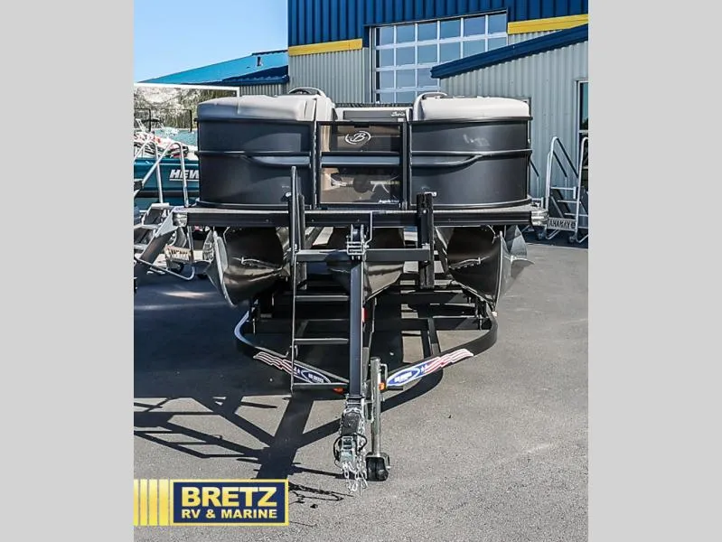 Slide: The Image of 2025 Cabrio Ultra-Lounge C24UC pontoon boat at Bretz RV & Marine dealership. - 3