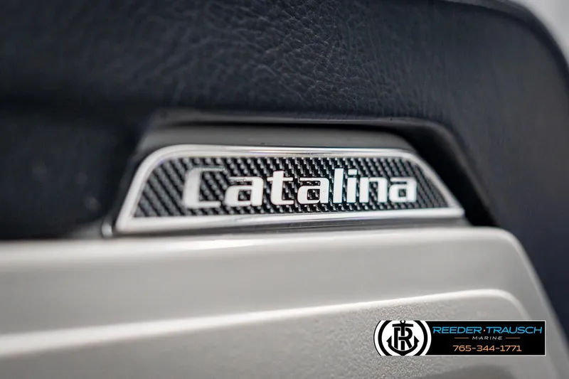 Slide: The Image of 2025 Avalon Catalina Entertainer logo on a sleek, modern surface. - 40