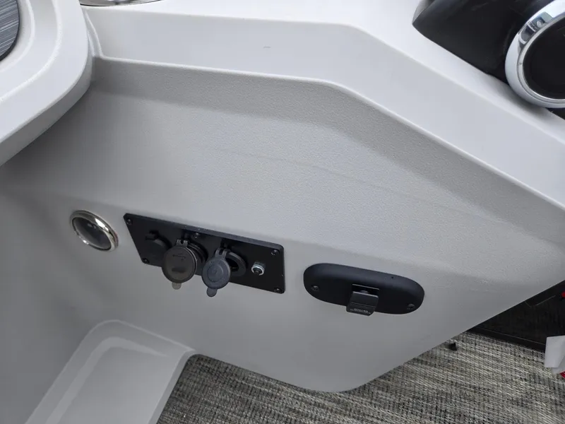 Slide: The Image of Control panel of 2025 Godfrey SWEETWATER 2286 SFL boat interior. - 18