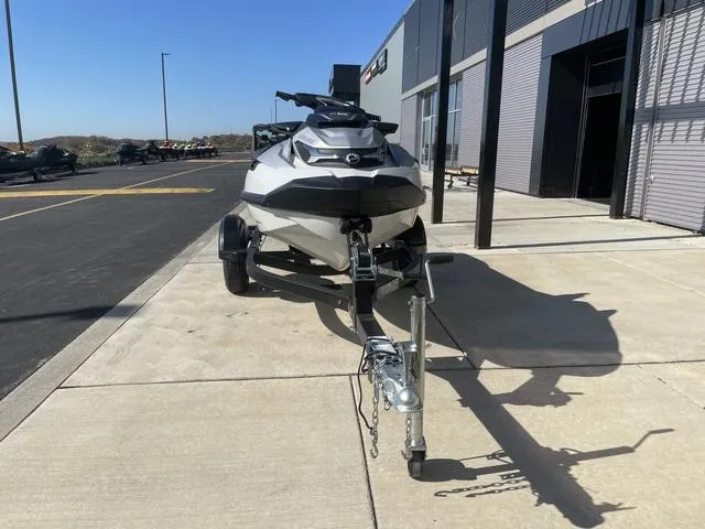 Slide: The Image of 2024 Sea-Doo Waverunner GTX on trailer outside dealership. - 3