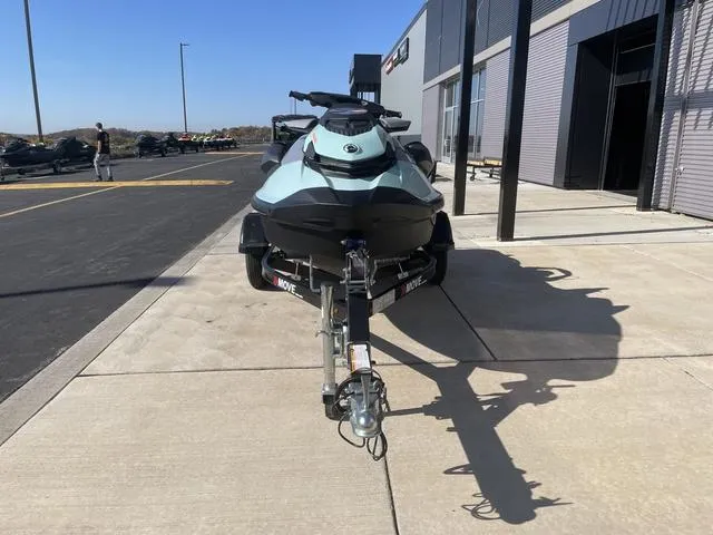 Slide: The Image of 2024 Sea-Doo Waverunner Wake™ 170 Ibr And Idf on trailer, parked outside dealership. - 3