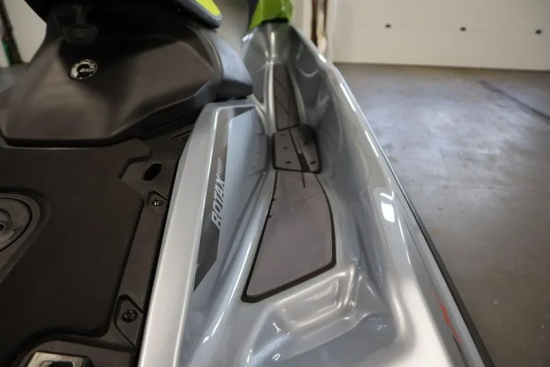 Slide: The Image of 2025 Sea-Doo RXP-X 325 jet ski, sleek design, close-up view. - 18