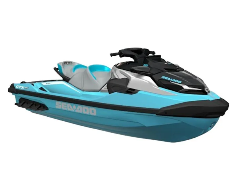 The Image of 2026 Sea-Doo GTX Limited 325 jet ski in teal and black, showcased by Leaders RPM. - 1