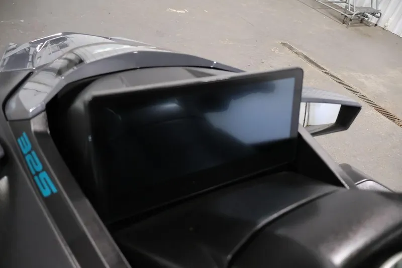 Slide: The Image of 2026 Sea-Doo GTX Limited 325 dashboard with digital display and sleek design. - 14