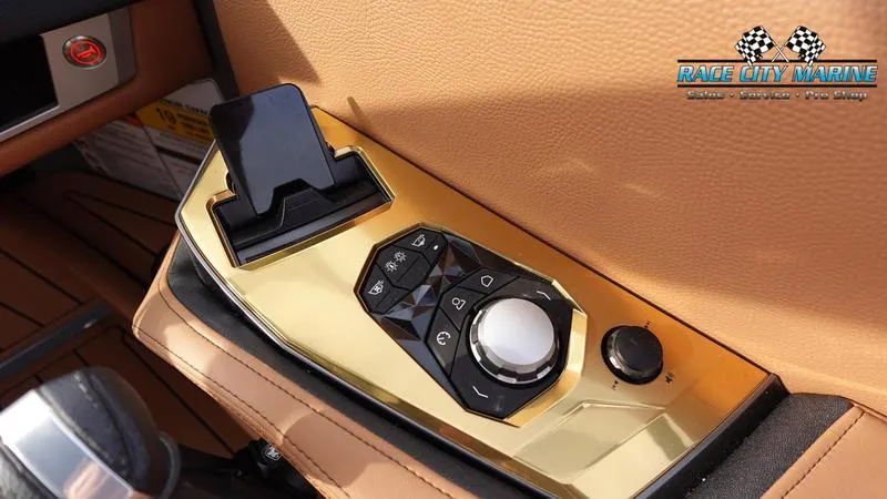 Slide: The Image of 2025 Nautique Super Air Nautique G25 control panel with sleek design and advanced features. - 36