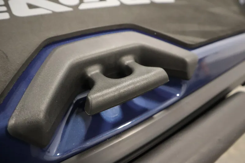 Slide: The Image of Close-up of 2025 Sea-Doo GTX™ 230 handle detail, showcasing sleek design and durable material. - 13