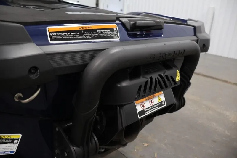 Slide: The Image of Rear view of a 2025 Sea-Doo GTX 230 jet ski. - 17